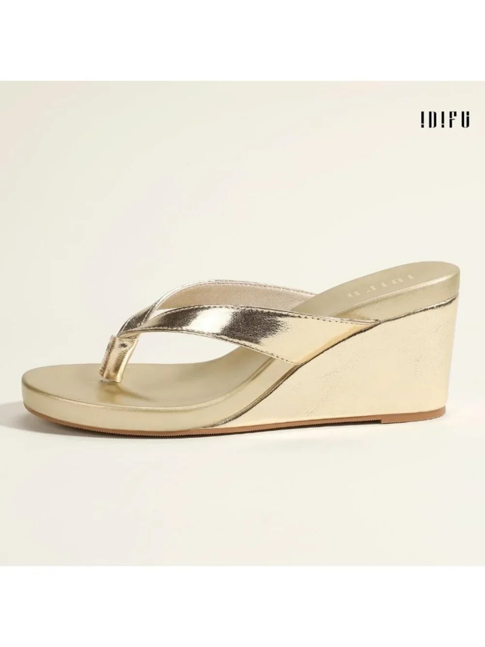 Stylish Women's Wedge Thong Flip Flops - Comfortable Summer Sandals for Casual